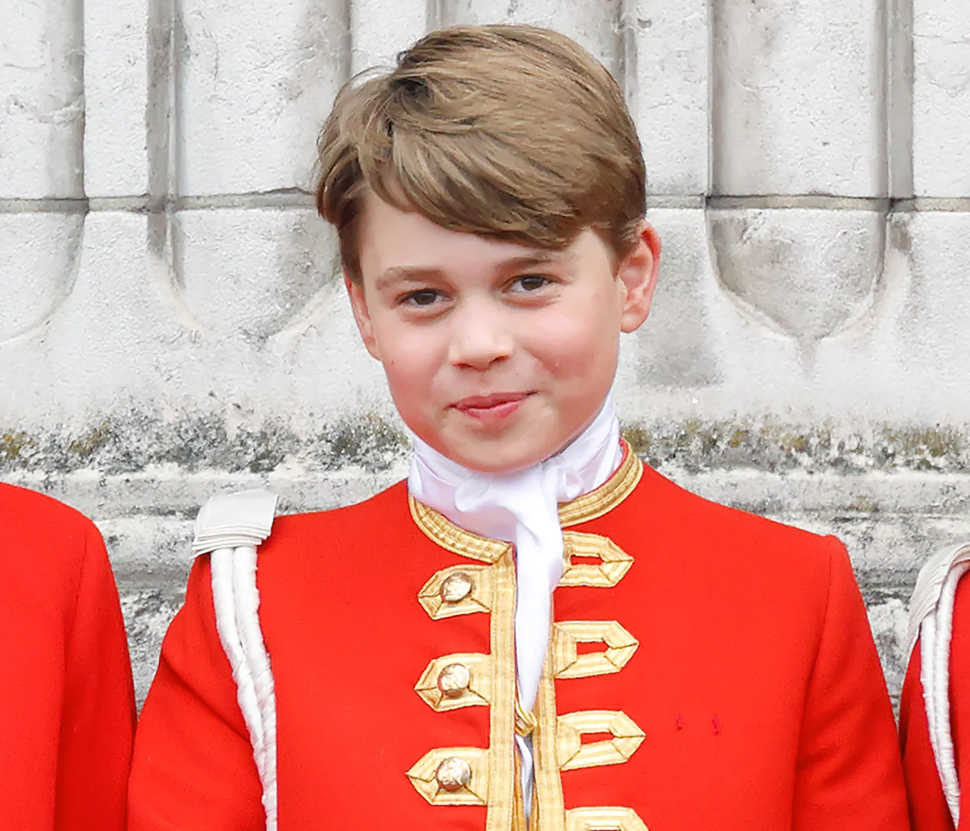 Prince George at the king's coronation