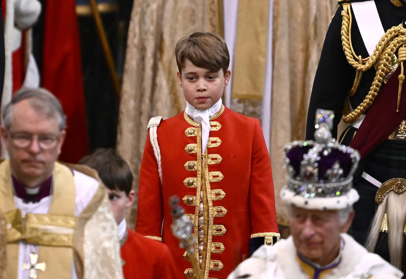 Prince George at King Charles' coronation