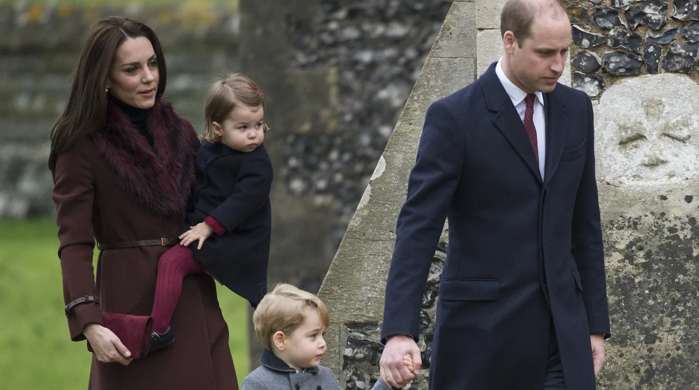 Princess Charlotte, Kate Middleton, Prince George, Prince William