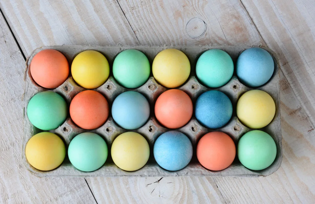 3. Dyed Eggs