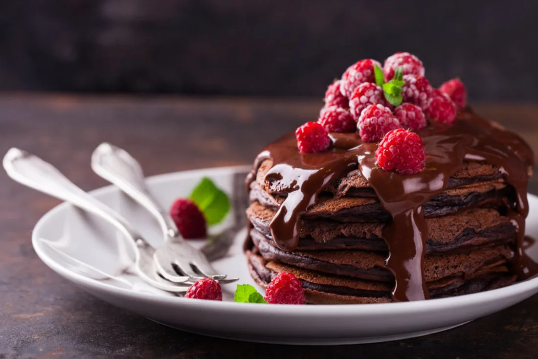 6. Hot Cocoa Pancakes