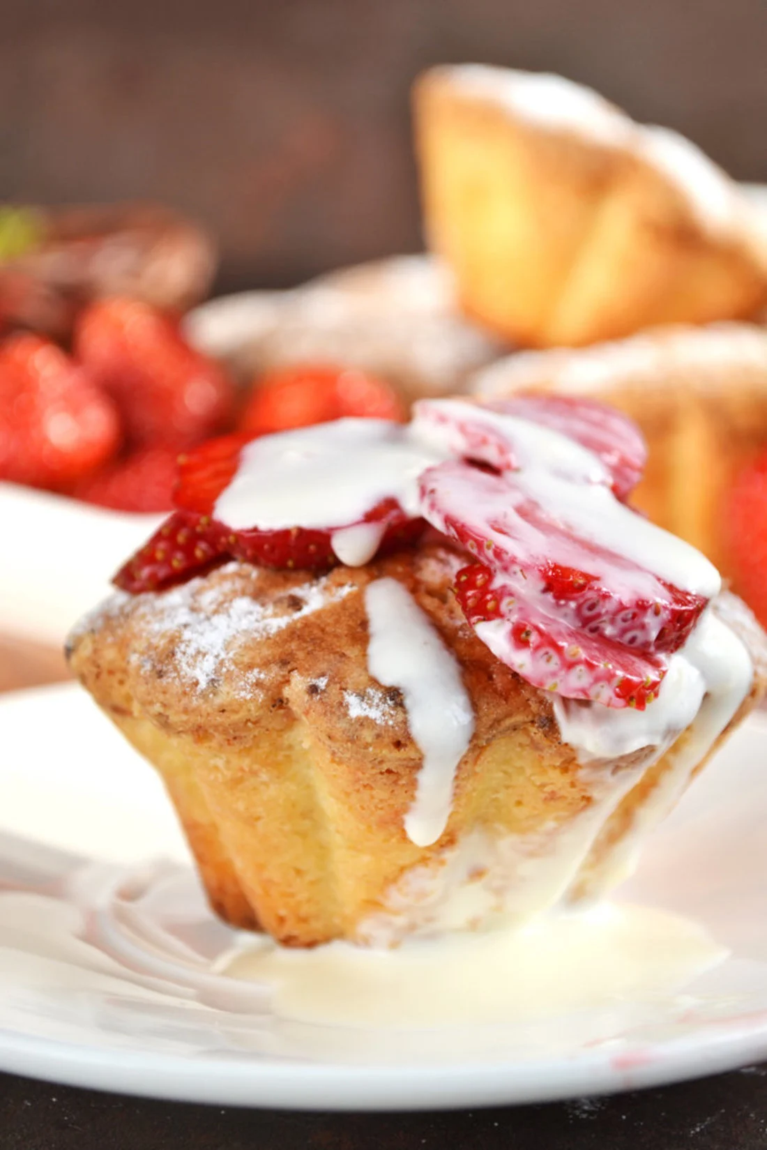 12. Strawberry Coffee Cake Muffins