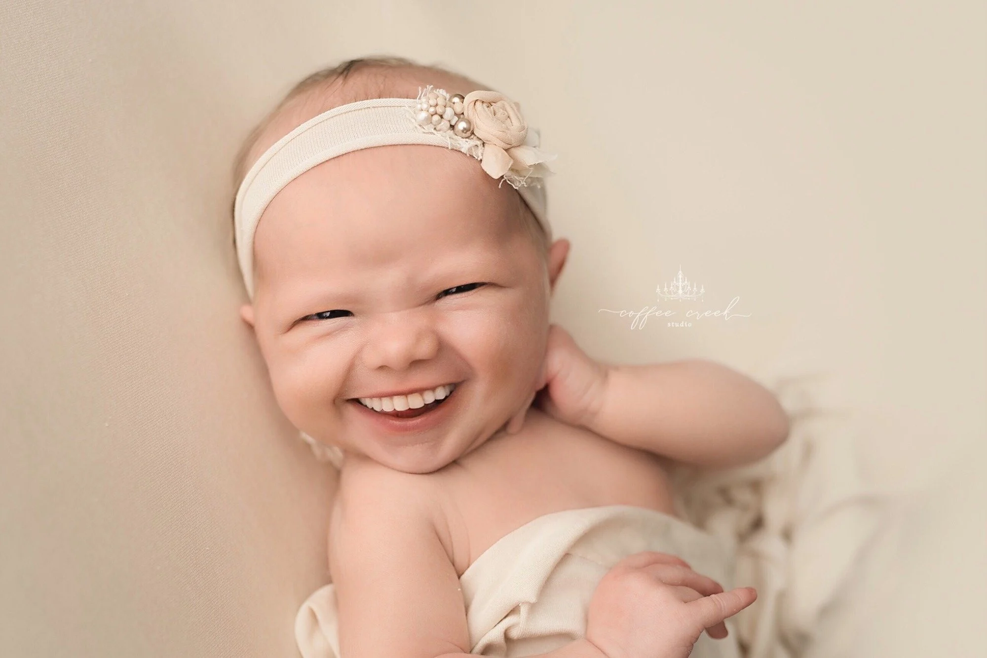 Haehl's photos are a fun twist on the classic newborn photo shoot.