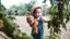 kid looking at a mulberry bush-placeholder