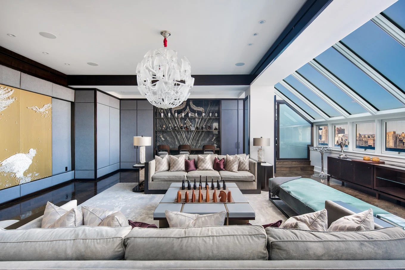 Penthouse living room