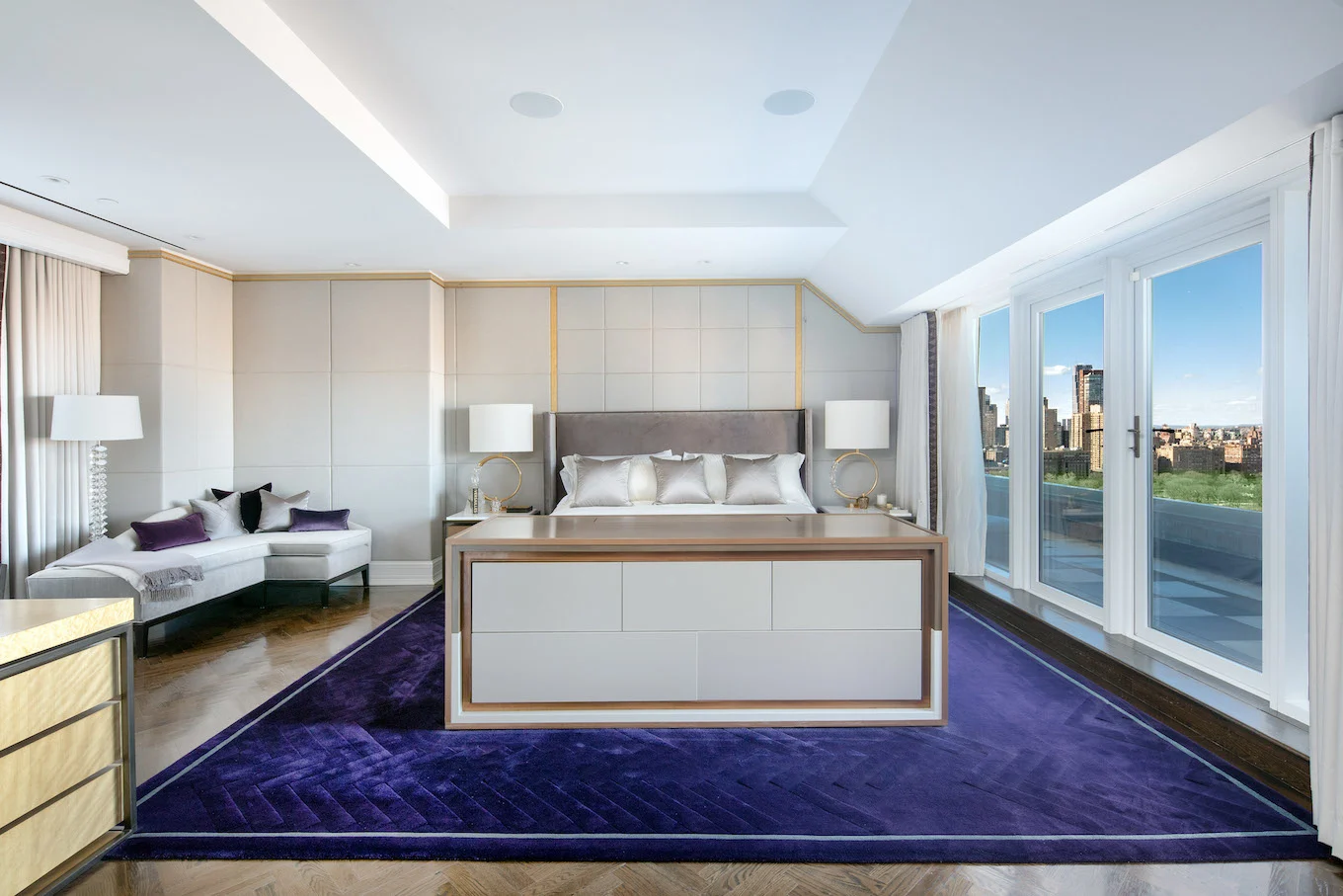 Penthouse bedroom