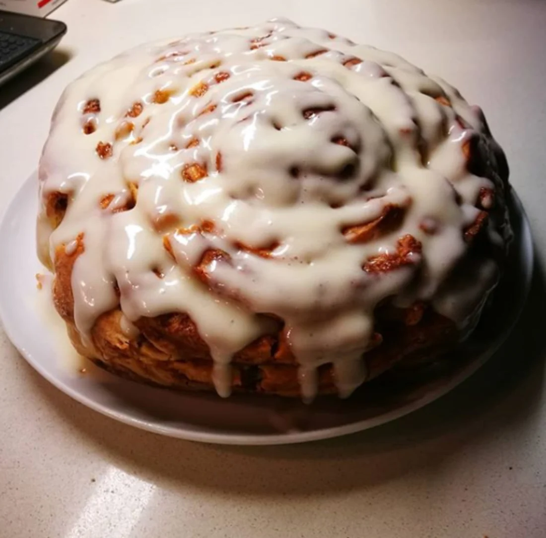 3. Giant Cinnamon Roll