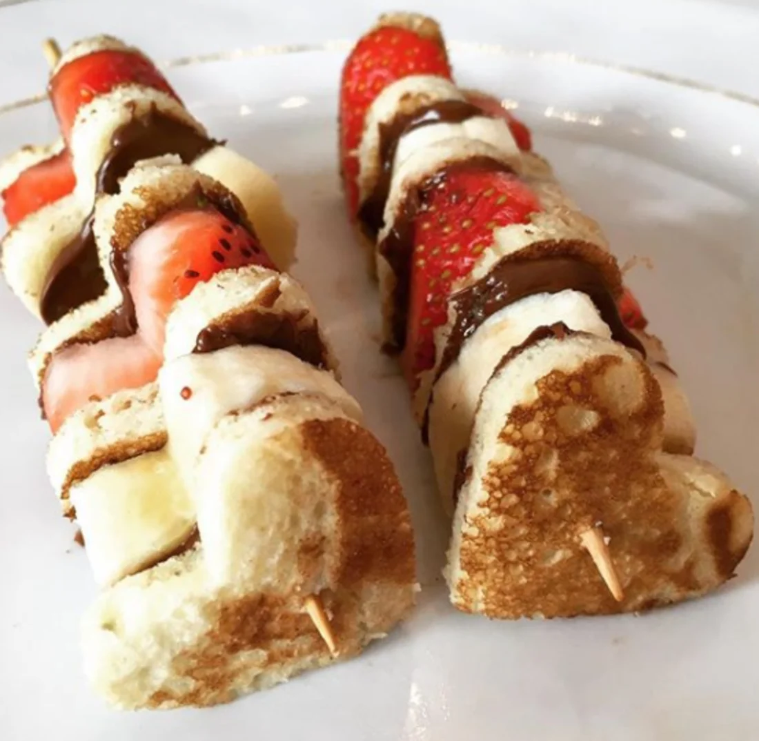 9. Pancake Kabobs