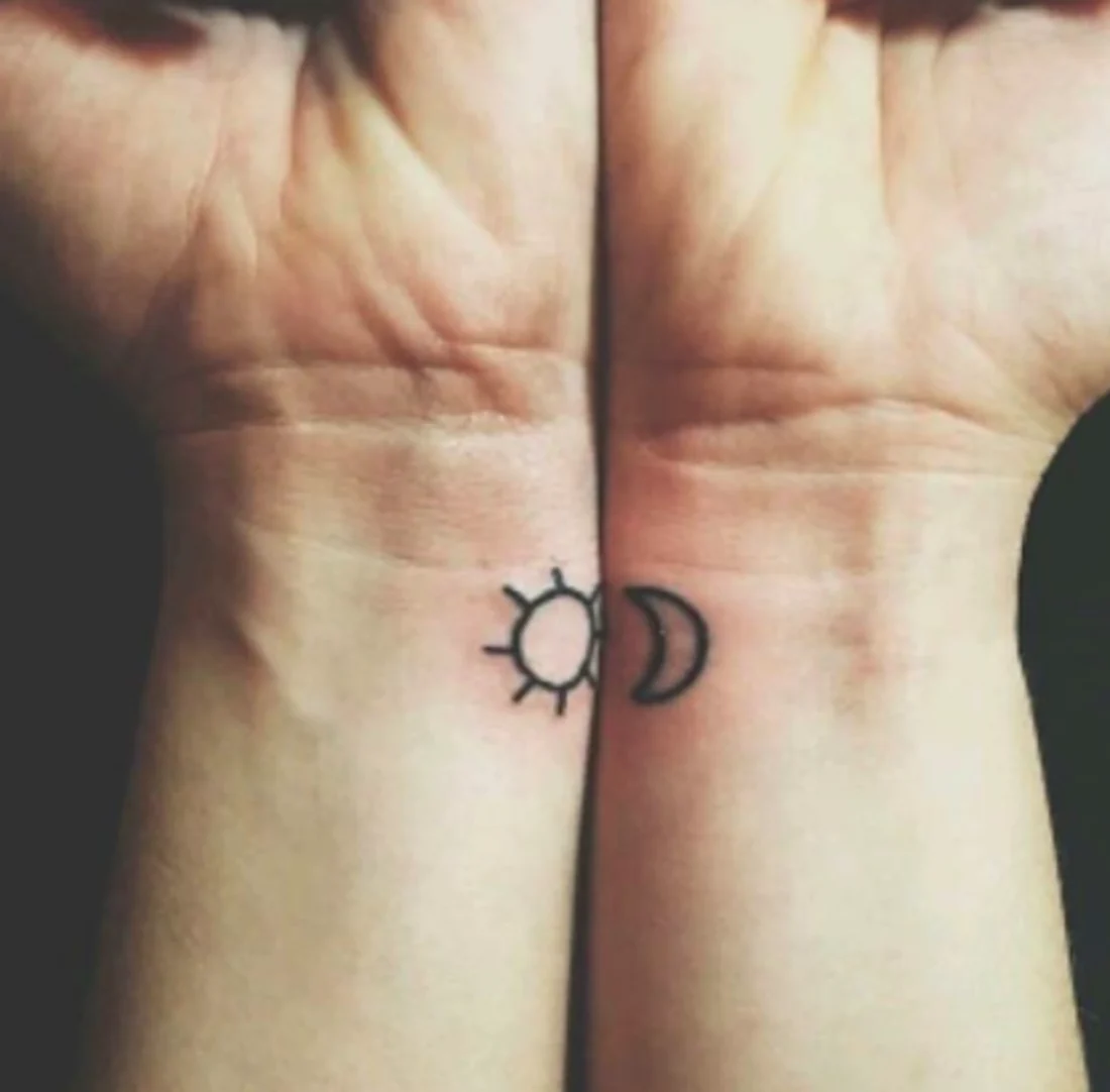 Sun & Moon Tattoos