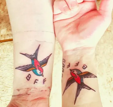 Traditional Sparrow Tattoos