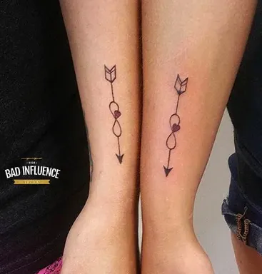 Infinity Arrow Tattoos