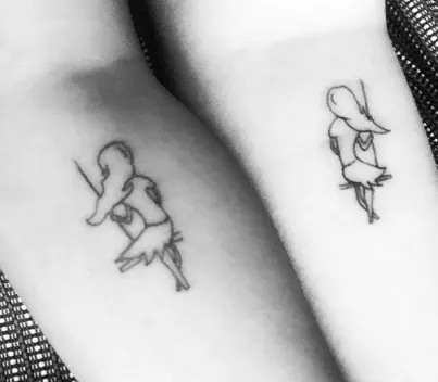 Swinging Girl Tattoos