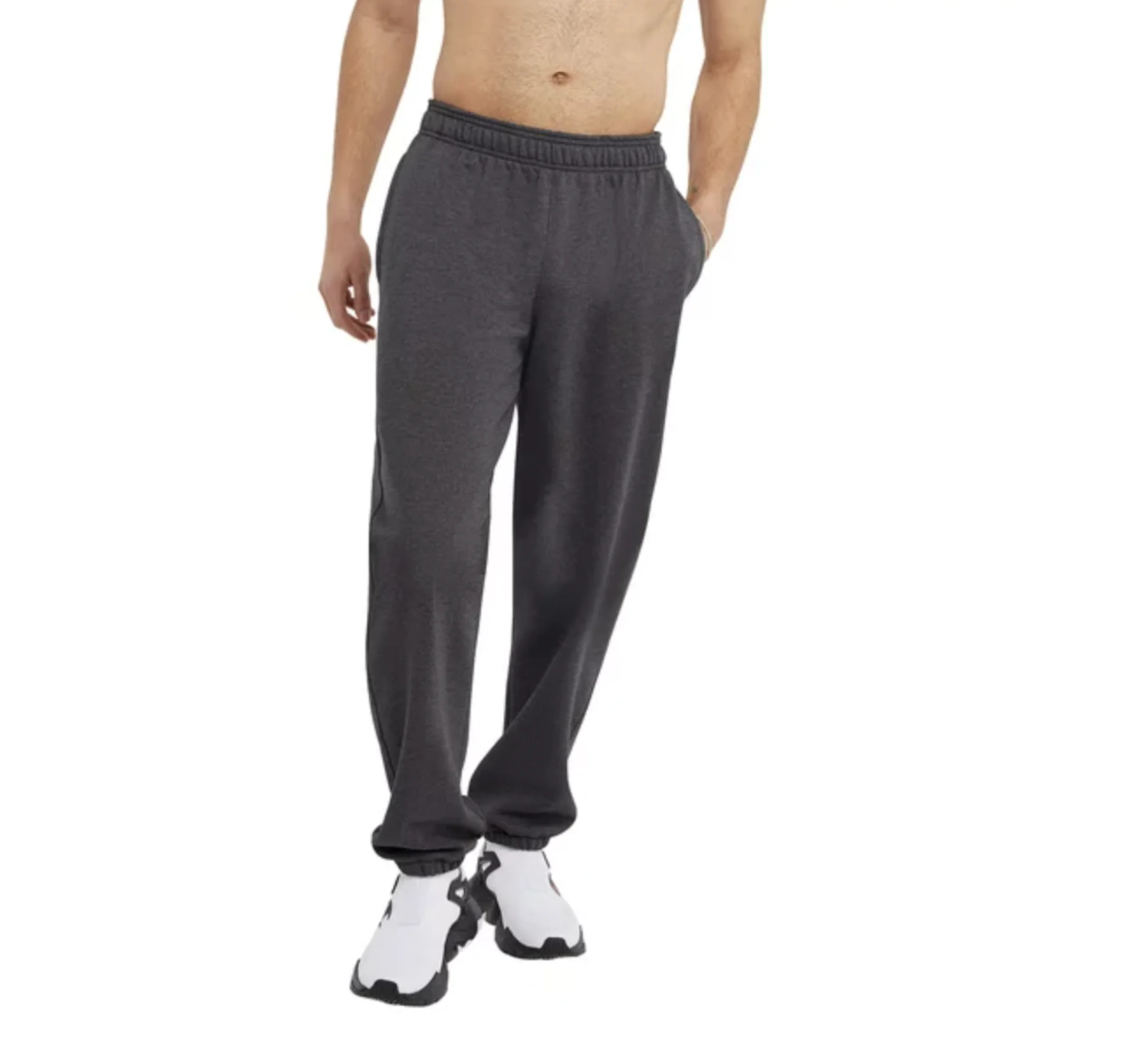 Champion Men's and Big Men's Powerblend Fleece Relaxed Bottom Pants