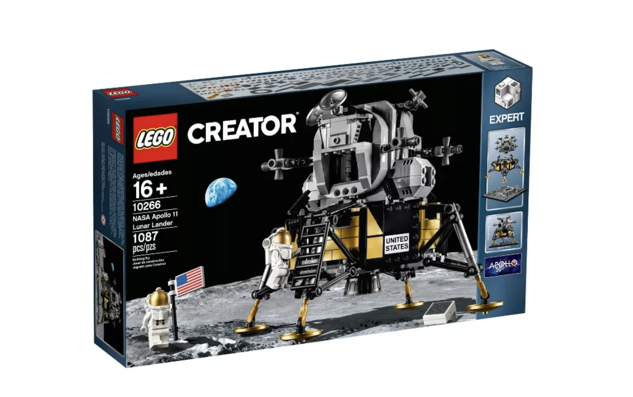 LEGO Creator Expert NASA Apollo 11 Lunar Lander Building Kit