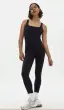 Black Luxe Paneled Unitard-placeholder